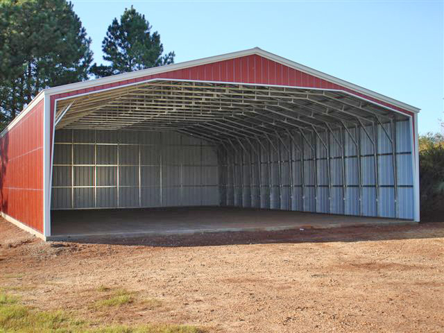 Metal Tractor Sheds