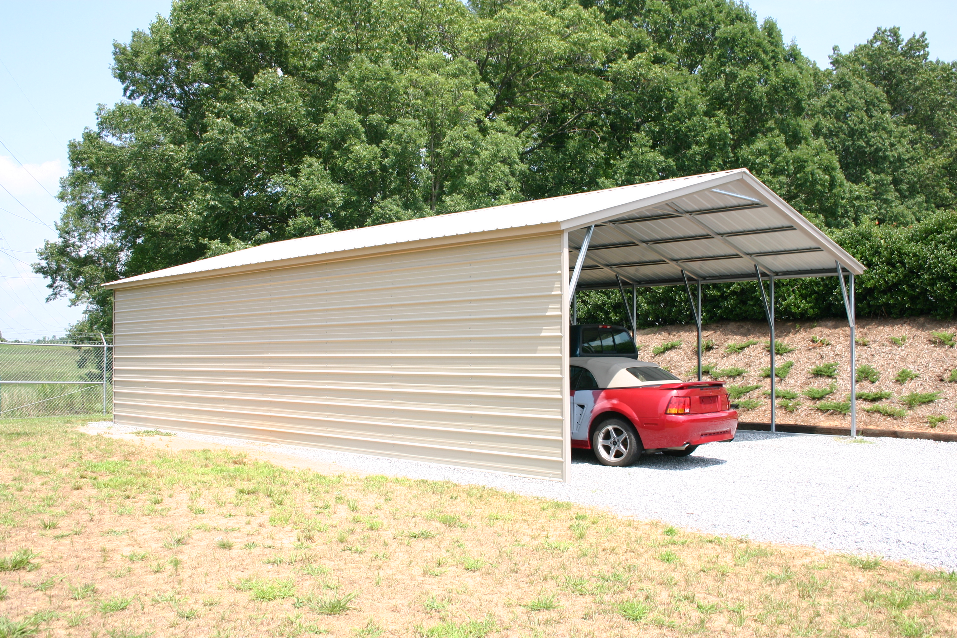 Vertical Roof Carport